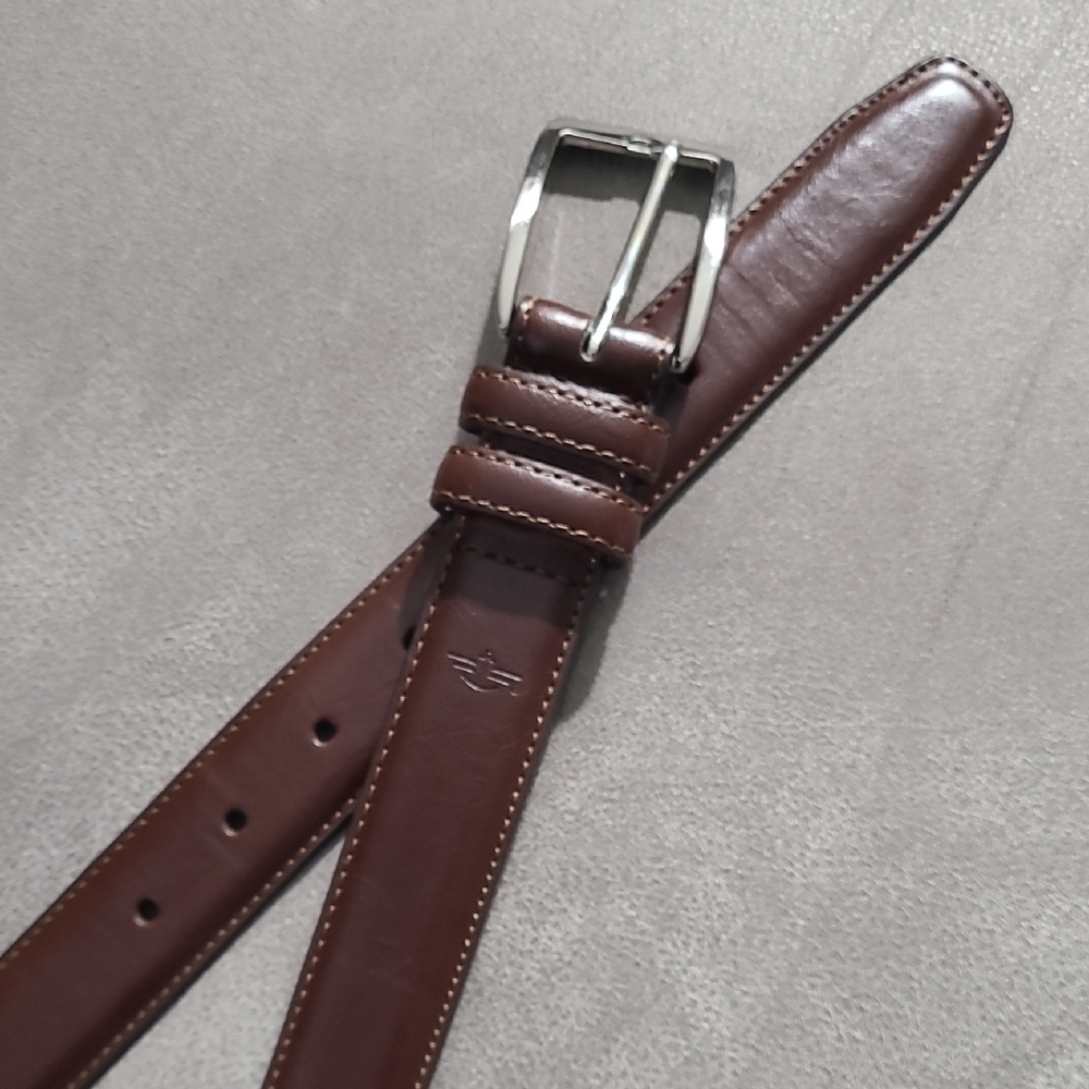 Dockers Classic Brown Leather Belt M‎ 34-36